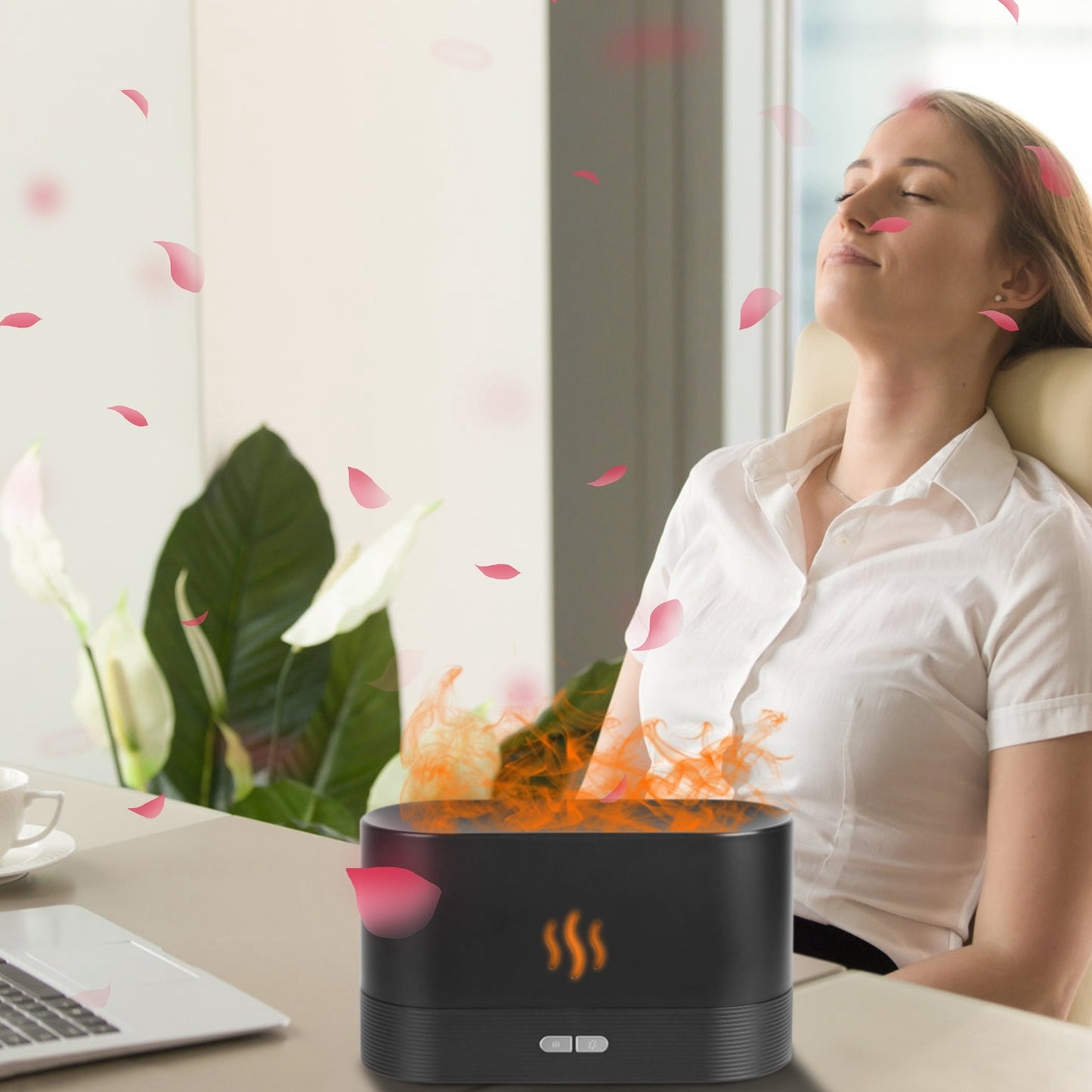 Flame Diffuser – Cozy Firelight & Aromatherapy in One