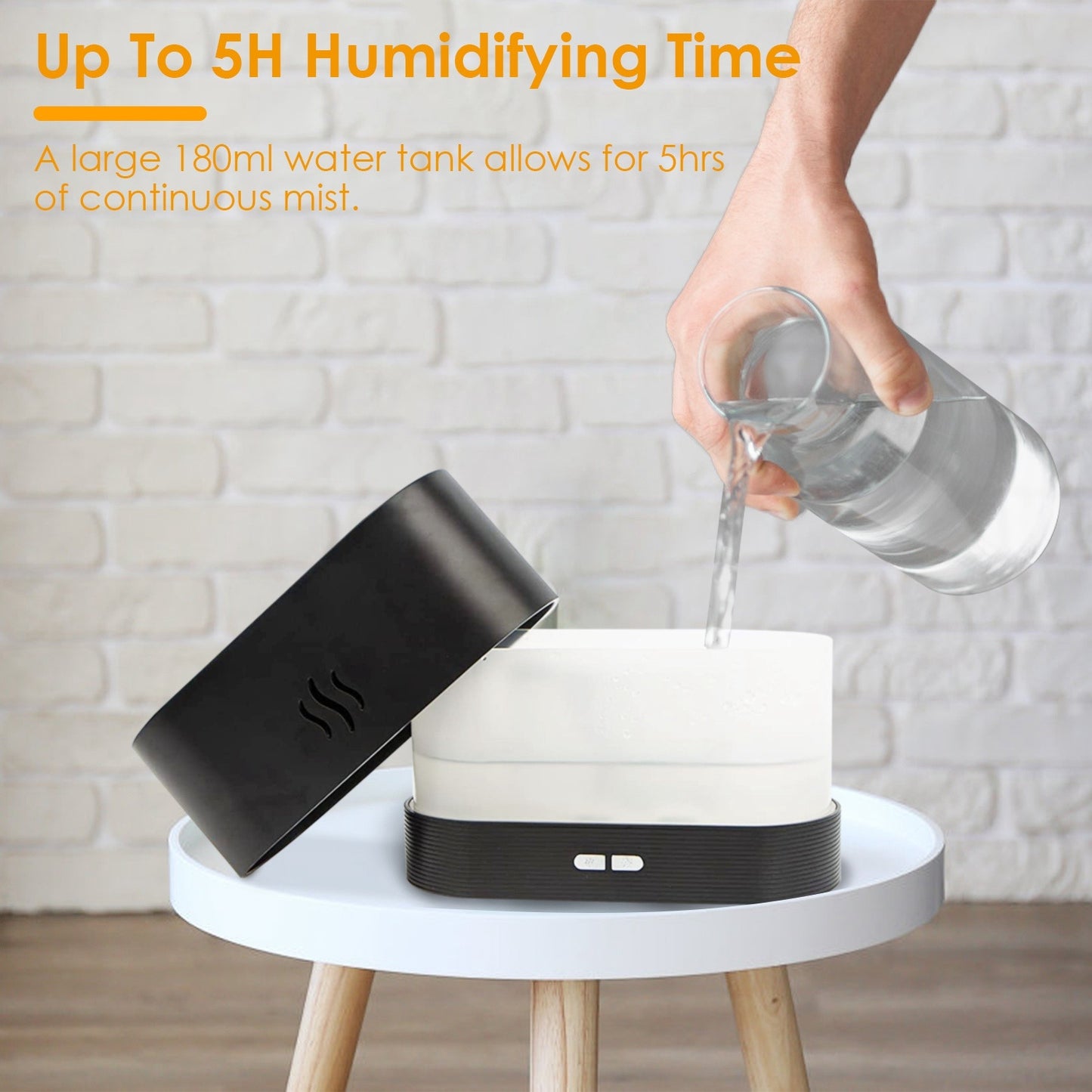 Flame Diffuser – Cozy Firelight & Aromatherapy in One